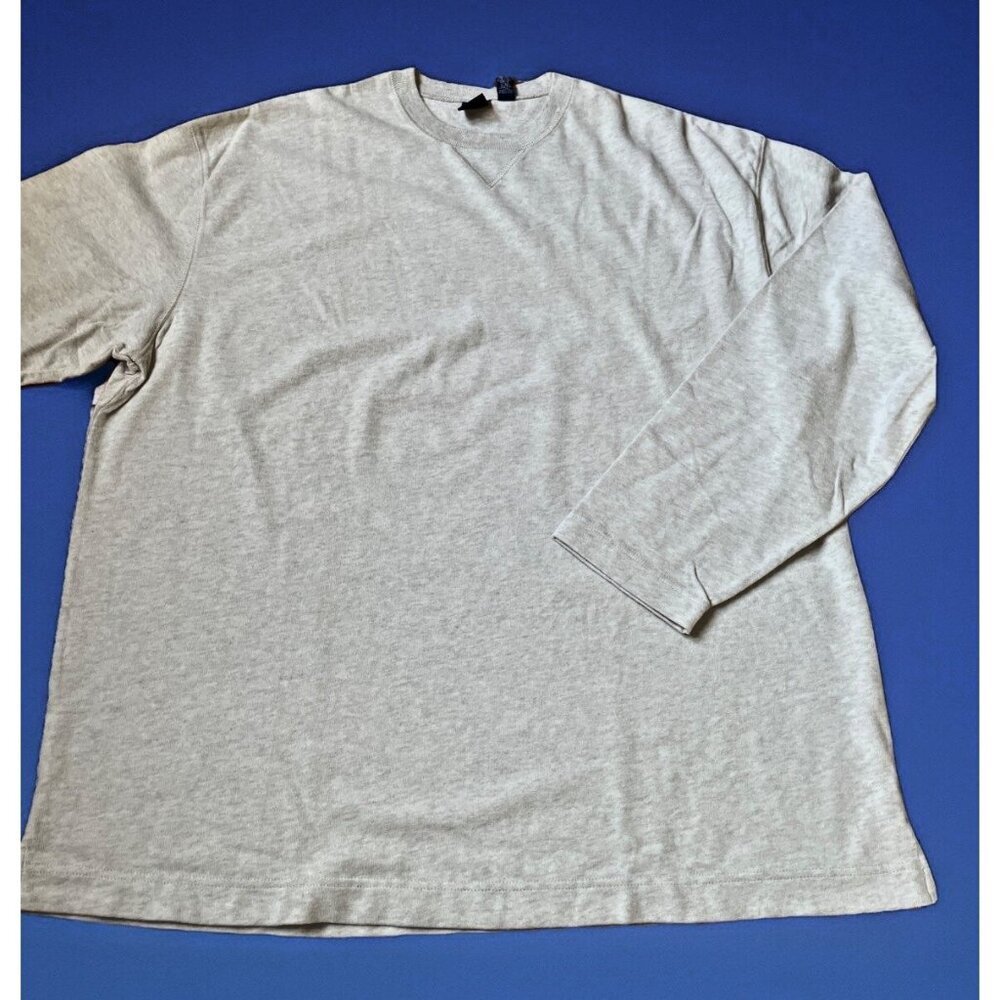 Vintage 90s GAP Athletic Sweatshirt Men's Size XXL Heather Beige Athleisure NWT